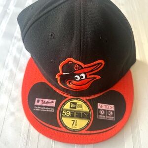 Vintage Baltimore Orioles New Era 59fifty Hat Orioles Bird Logo Snapback Cap